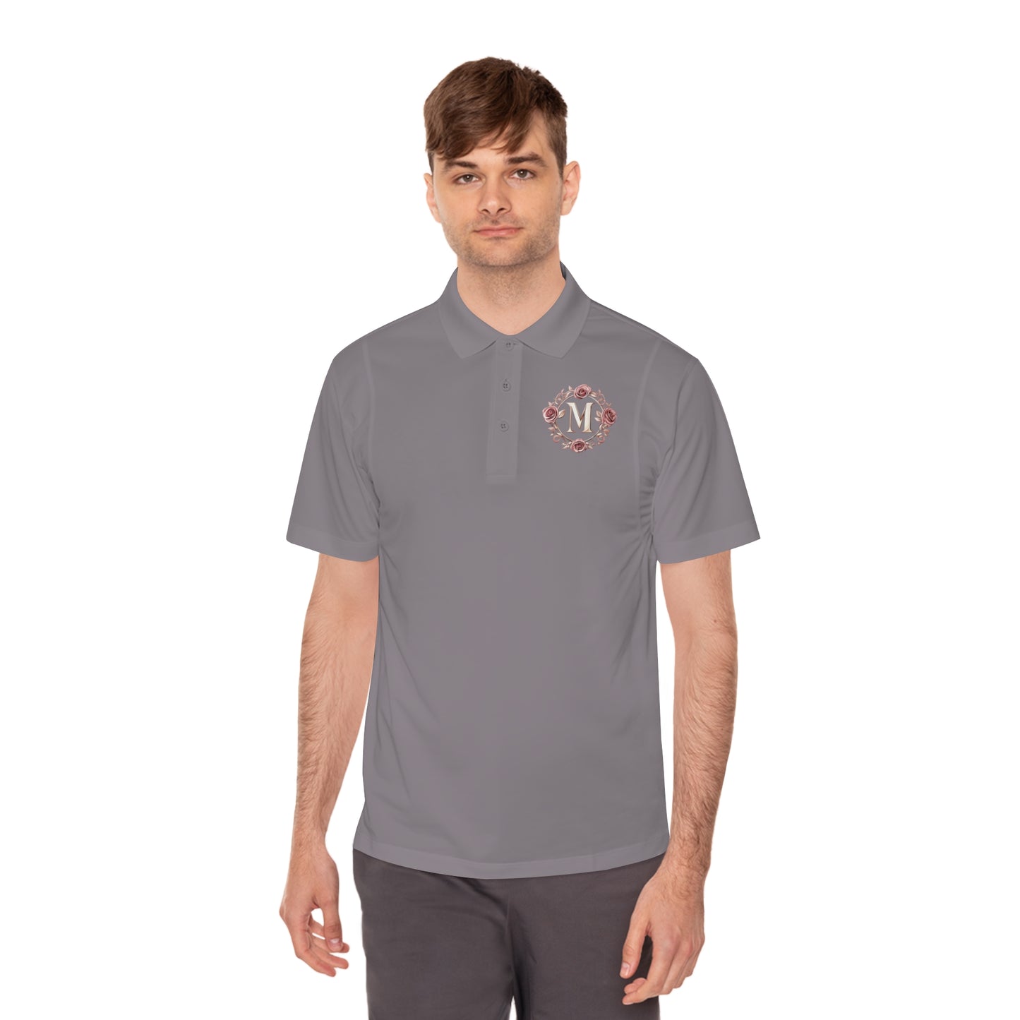Men's Sport rose Polo Shirt
