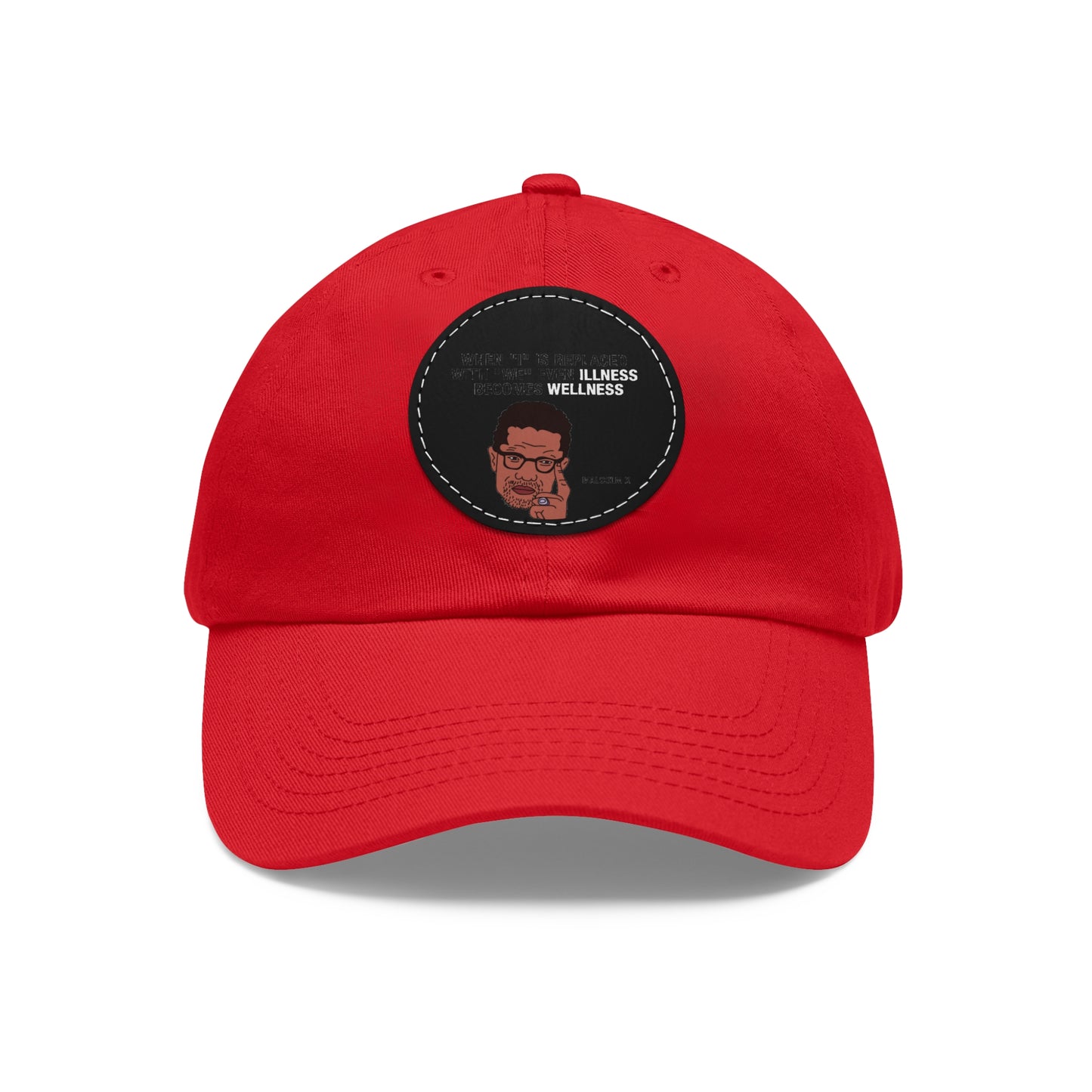 Malcolm X Hat with Leather Patch