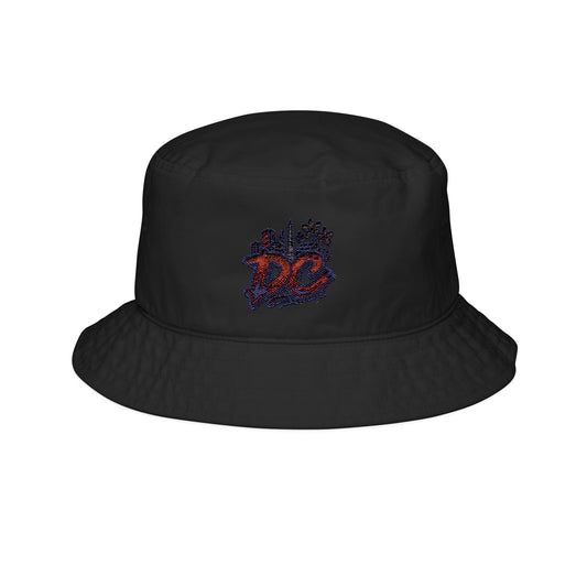 Embroidered DC Bucket Hat - Stylish Casual Wear for Summer Outings