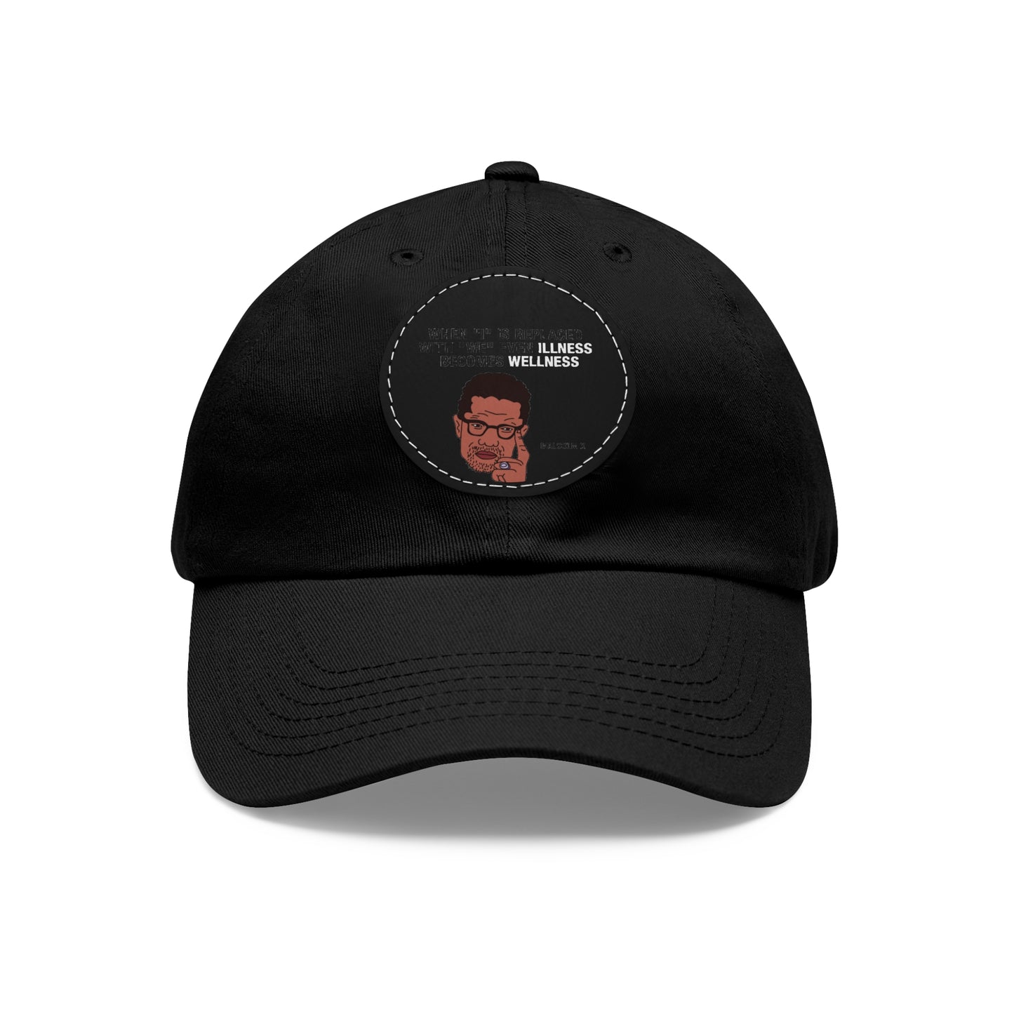 Malcolm X Hat with Leather Patch