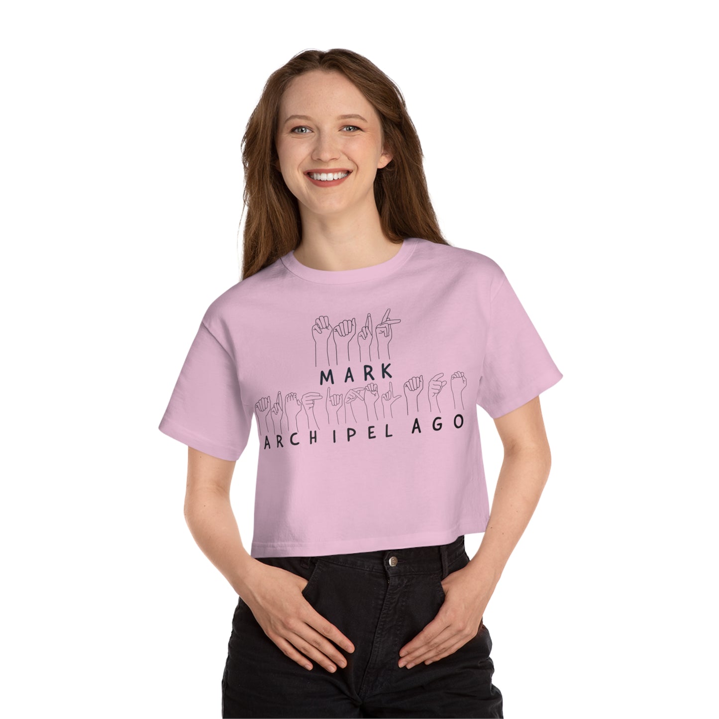 Sign language Cropped T-Shirt