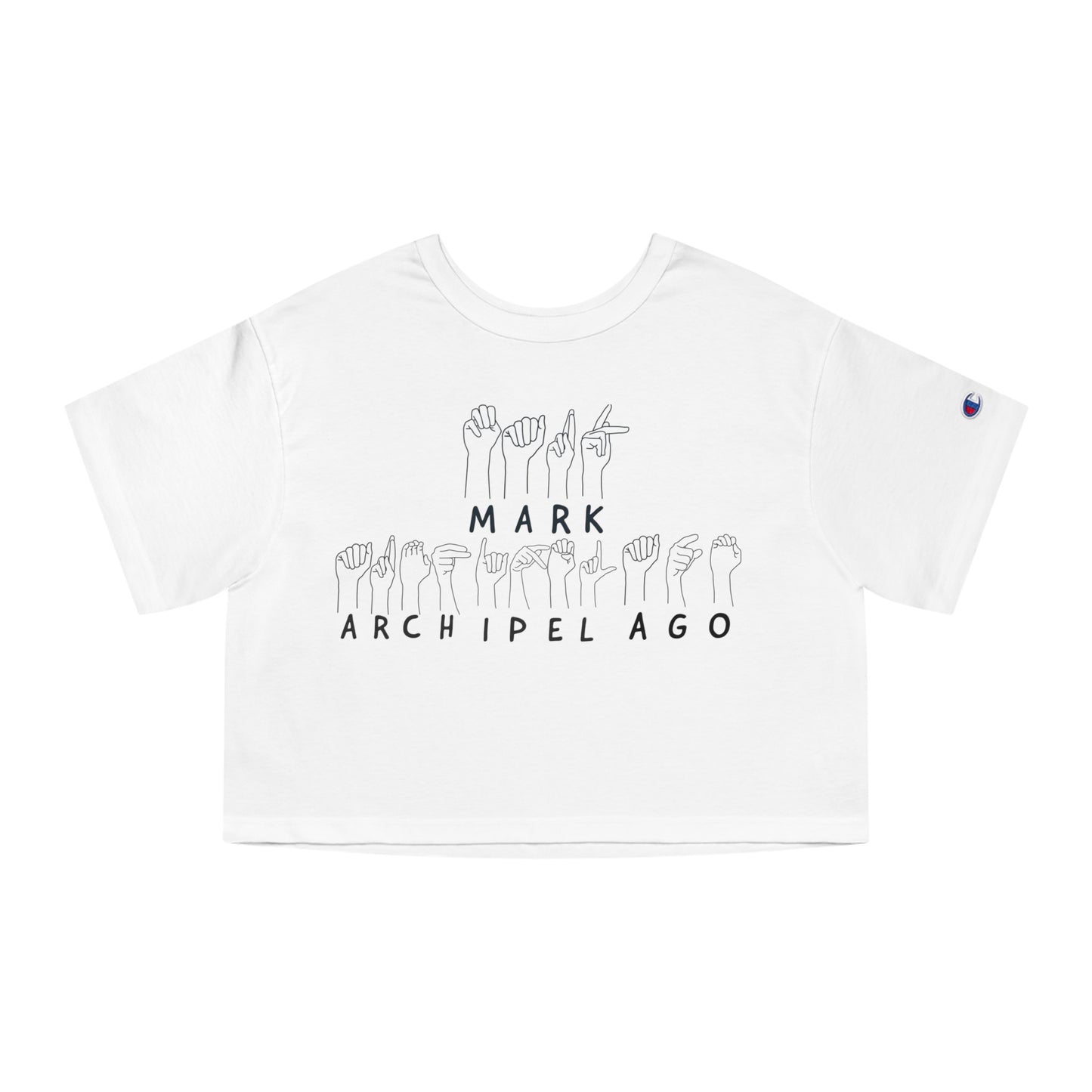 Sign language Cropped T-Shirt