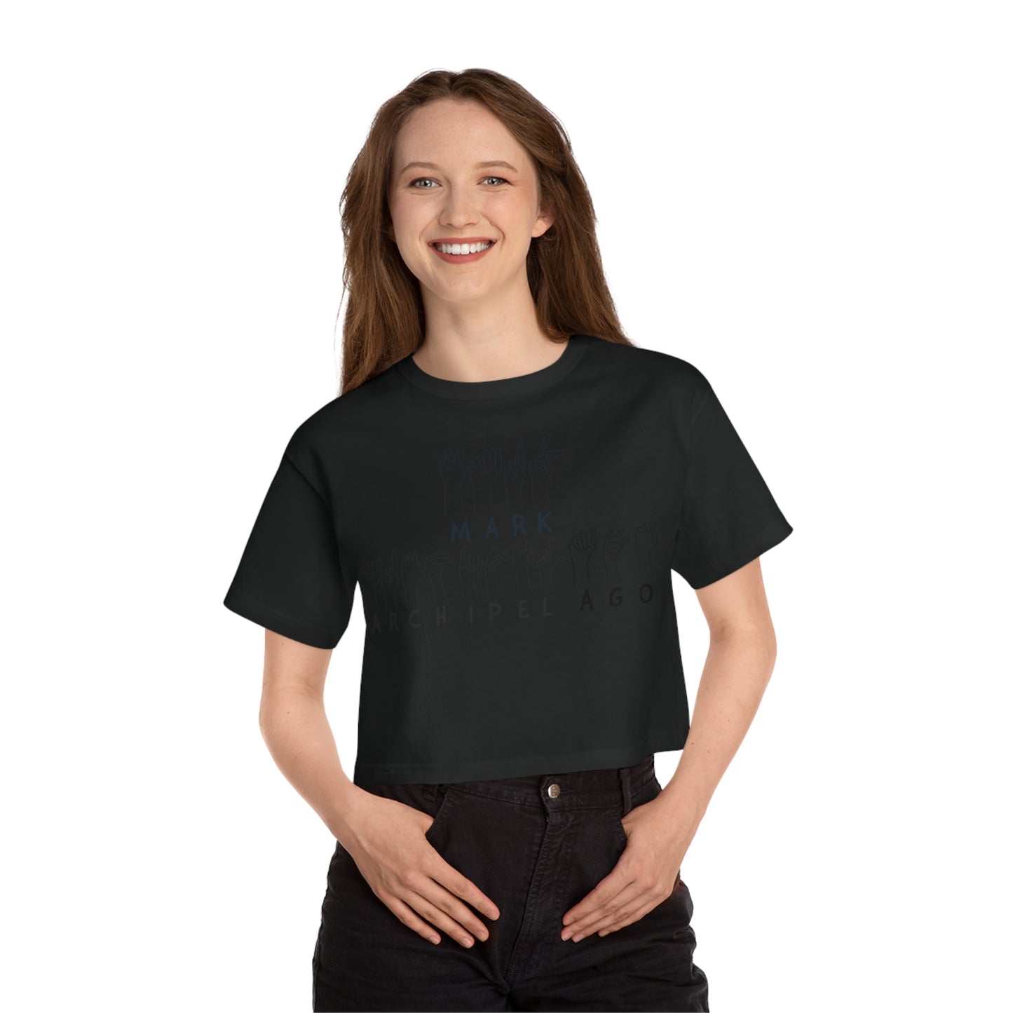 Sign language Cropped T-Shirt