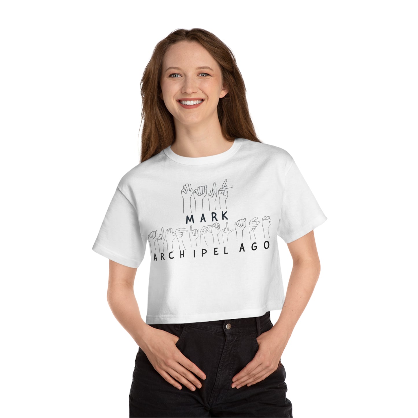 Sign language Cropped T-Shirt