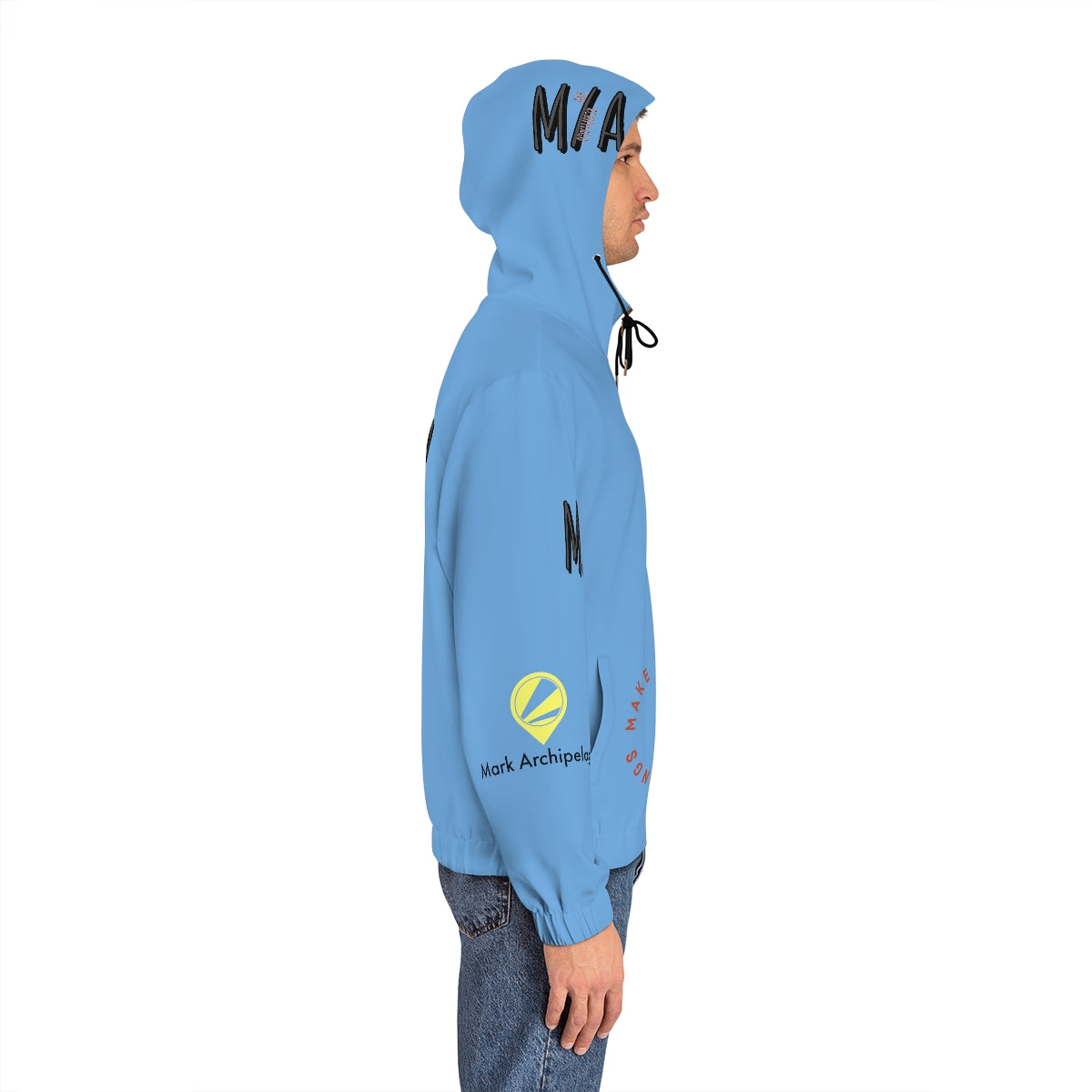 Recker hoodie light blue