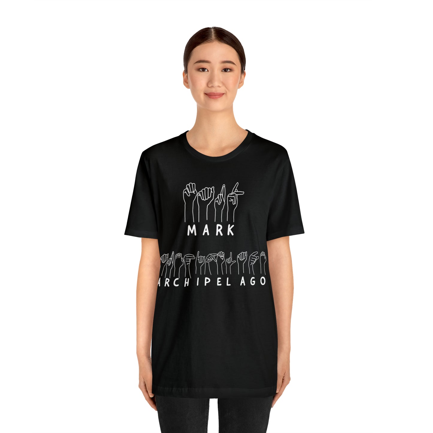 Short Sleeve Tee sign language MA