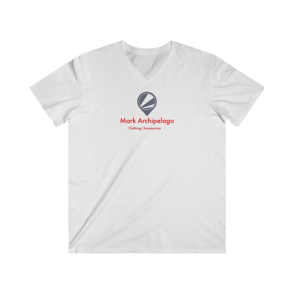 Unisex Fitted V-Neck Short Sleeve Tee