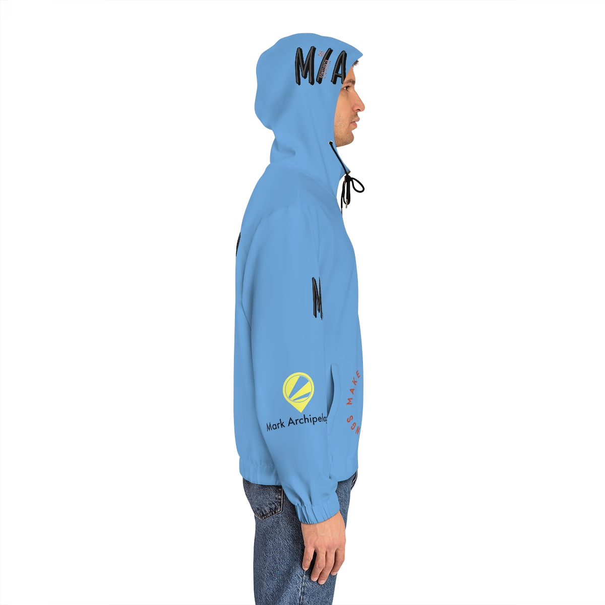 Recker hoodie light blue