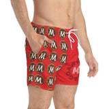 Cookie crumble Swim Trunks Red