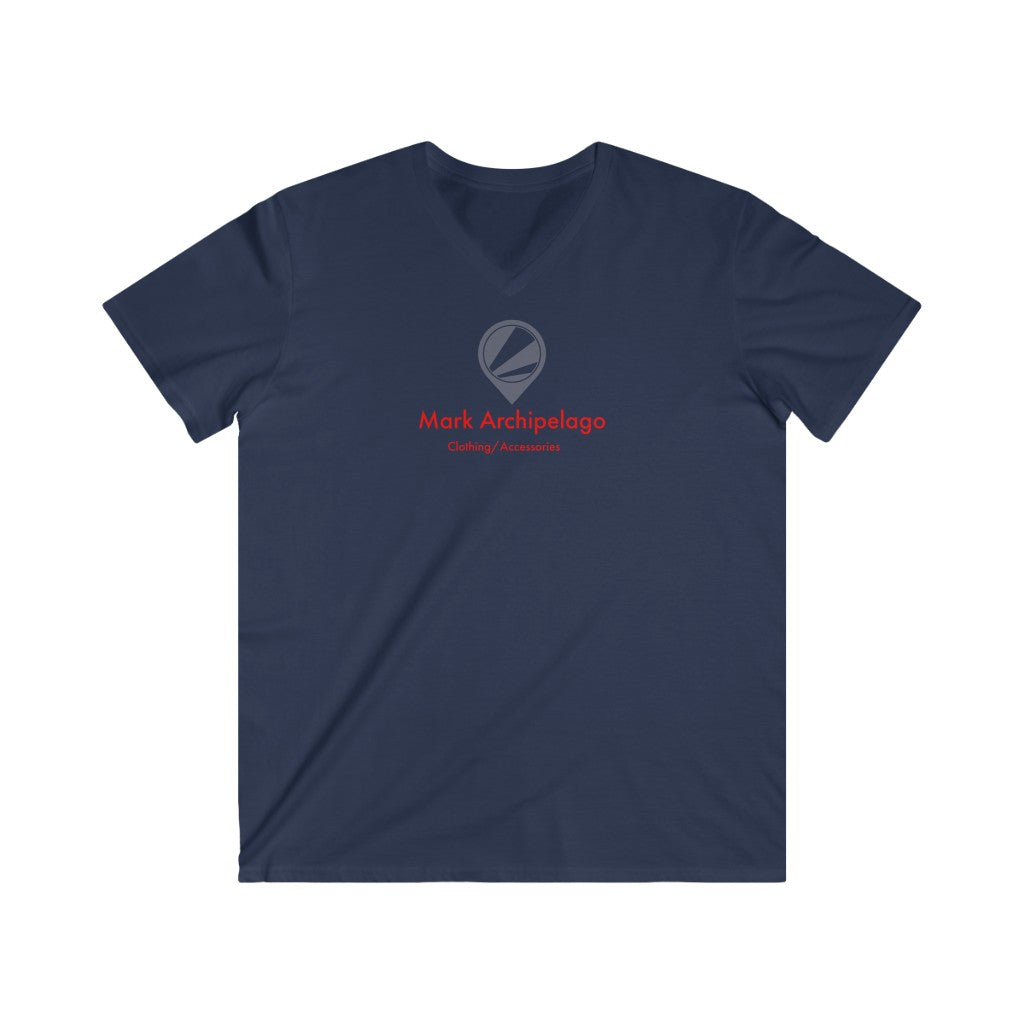 Unisex Fitted V-Neck Short Sleeve Tee