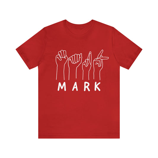 Short Sleeve Tee sign