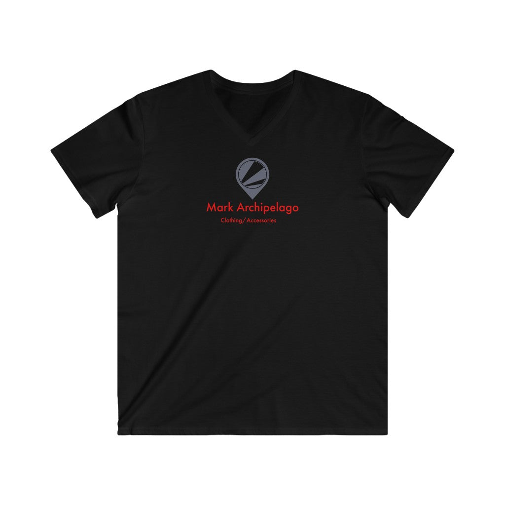 Unisex Fitted V-Neck Short Sleeve Tee