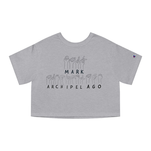 Sign language Cropped T-Shirt